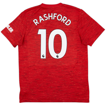 2020-21 Manchester United Home Shirt Rashford #10 - 10/10 - (L)