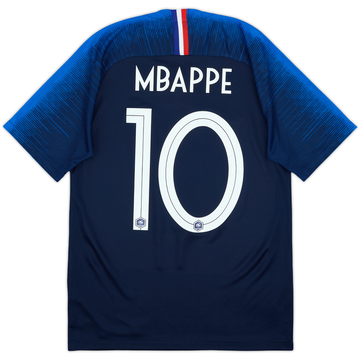 2018 France Home Shirt Mbappe #10 - 9/10 - (S)