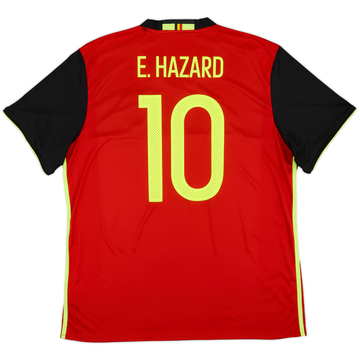 2016-17 Belgium Home Shirt E. Hazard #10 - 7/10 - (XL)