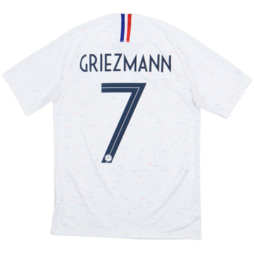 2018 France Away Shirt Griezmann #7 - 8/10 - (S)