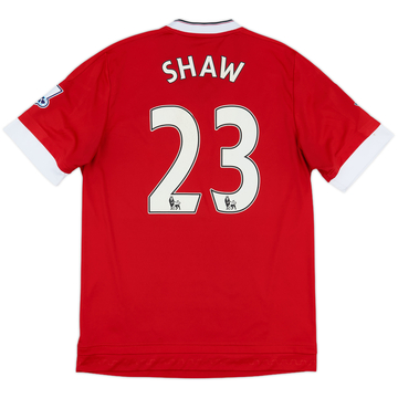 2015-16 Manchester United Home Shirt Shaw #23 - 7/10 - (M)