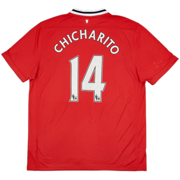 2011-12 Manchester United Home Shirt Chicharito #14 - 6/10 - (XL)