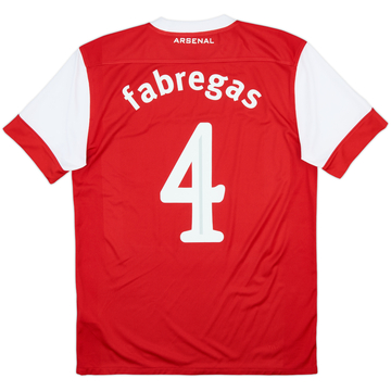 2010-11 Arsenal Home Shirt Fabregas #4 - 7/10 - (M)