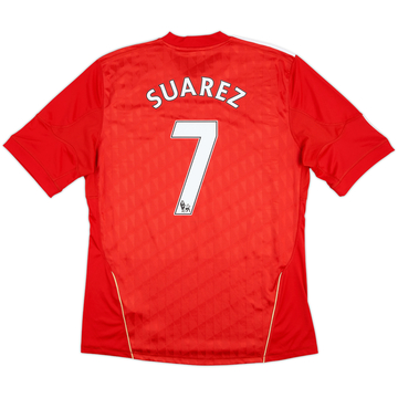 2010-12 Liverpool Home Shirt Suarez #7 - 7/10 - (L)