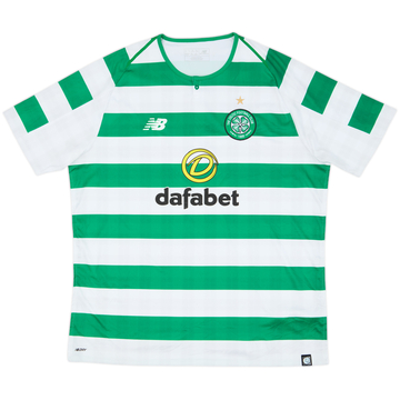 2018-19 Celtic Home Shirt - 8/10 - (XL)