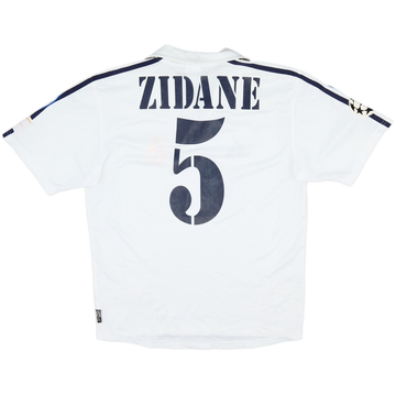 2002-03 Real Madrid Centenary Home Shirt Zidane #5 - 6/10 - (S)