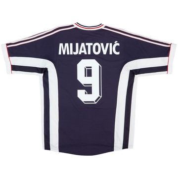 1998-99 Yugoslavia Home Shirt Mijatovic #9 - 9/10 - (M)