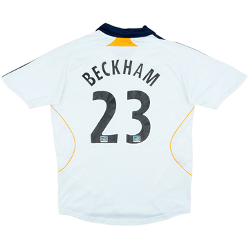 2007-08 LA Galaxy Home Shirt Beckham #23 - 7/10 - (M)