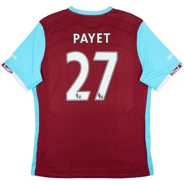 2016-17 West Ham Home Shirt Payet #27 - 8/10 - (XL)