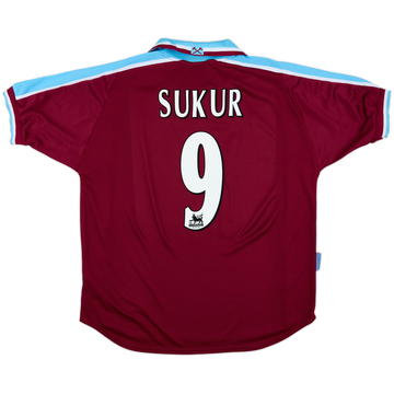 1999-01 West Ham Home Shirt Suker #9 - 8/10 - (XL)