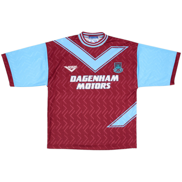1993-95 West Ham Home Shirt - 8/10 - (L)