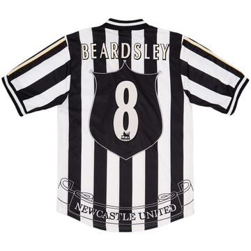 1997-99 Newcastle Home Shirt Beardsley #8 - 7/10 - (S)