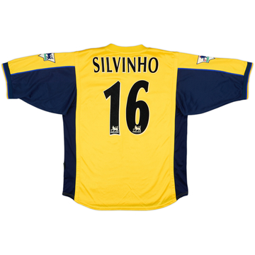1999-01 Arsenal Away Shirt Silvinho #16 - 8/10 - (L)