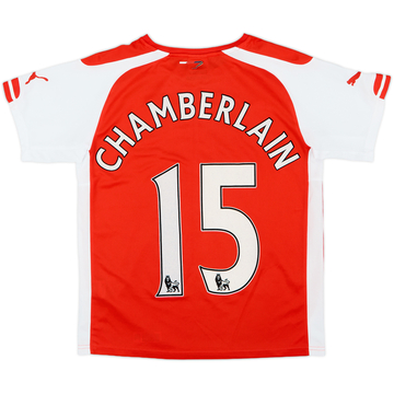 2014-15 Arsenal Home Shirt Chamberlain #15 - 6/10 - (XL.Boys)
