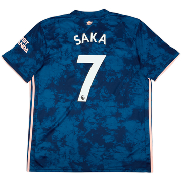 2020-21 Arsenal Third Shirt Saka #7 - 10/10 - (XL)