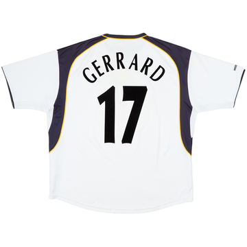 2001-03 Liverpool Away Shirt Gerrard #17 - 5/10 - (XXL)