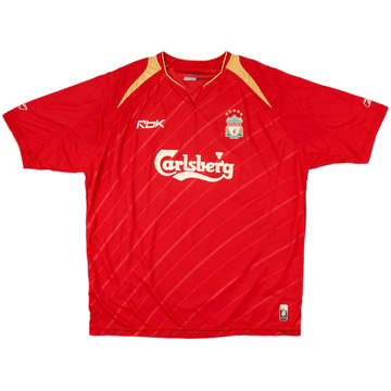 2005-06 Liverpool CL Home Shirt - 6/10 - (XL)