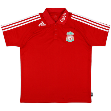 2008-09 Liverpool adidas Polo Shirt - 8/10 - (L)
