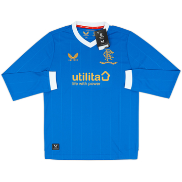 2021-22 Rangers Home L/S Shirt (XL.Boys)