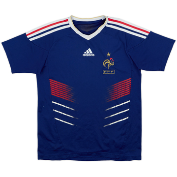 2009-10 France Home Shirt - 7/10 - (XL.Boys)
