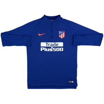 2018-19 Atletico Madrid Nike 1/4 Zip Training Top - 8/10 - (M)