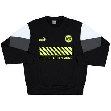 2021-22 Borussia Dortmund Puma Sweat Top - 8/10 - (XL)