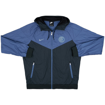 2018-19 Inter Milan Nike Hooded Track Jacket - 8/10 - (L)