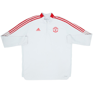 2021-22 Manchester United adidas 1/4 Zip Training Top - 7/10 - (XXL)