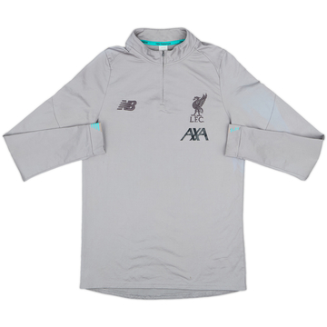 2019-20 Liverpool New Balance 1/4 Zip Training Top - 8/10 - (M.Boys)