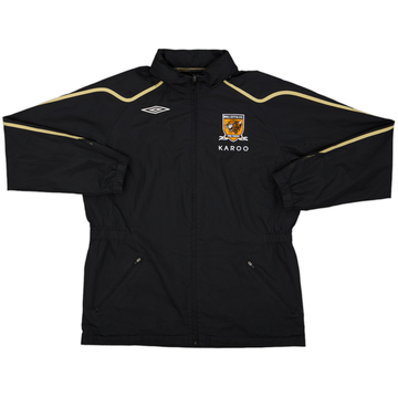 2008-09 Hull City Umbro Hooded Rain Jacket - 8/10 - (L)