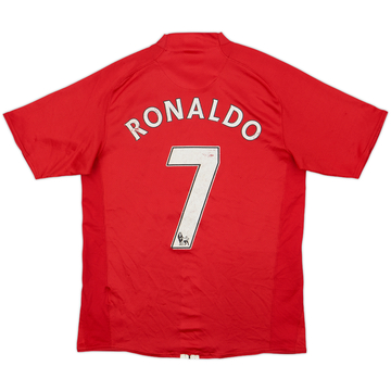 2007-09 Manchester United Home Shirt Ronaldo #7 - 5/10 - (S)
