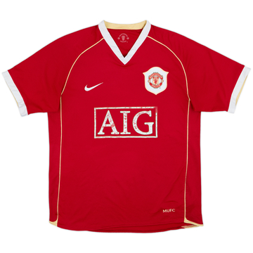 2006-07 Manchester United Home Shirt - 4/10 - (M)