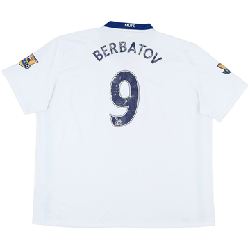 2008-10 Manchester United Away Shirt Berbatov #9 - 5/10 - (3XL)