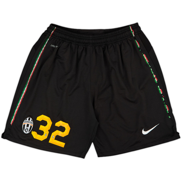 2010-11 Juventus Player Issue Home Shorts #32 - 4/10 - (L)