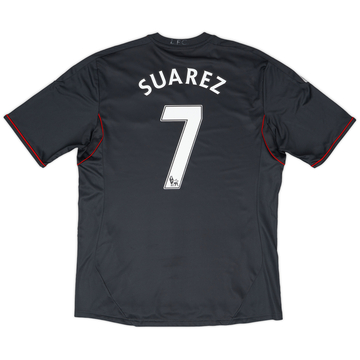 2011-12 Liverpool Away Shirt Suarez #7