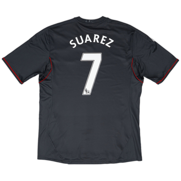 2011-12 Liverpool Away Shirt Suarez #7ES