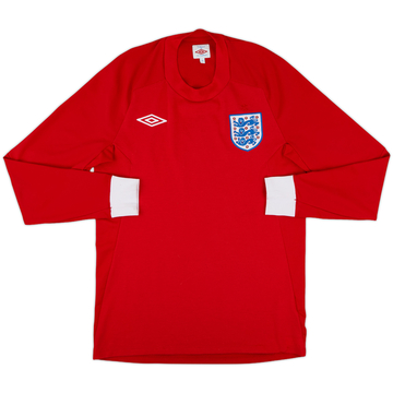 2010-11 England Away L/S Shirt - 8/10 - (S)
