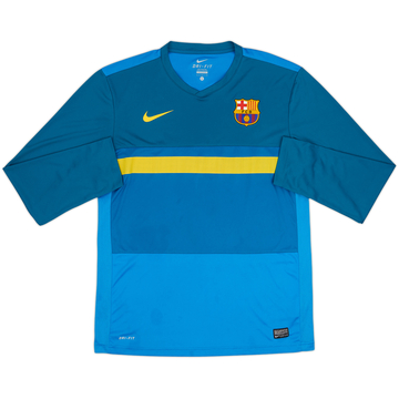 2011-12 Barcelona Nike Training L/S Shirt - 9/10 - (L)