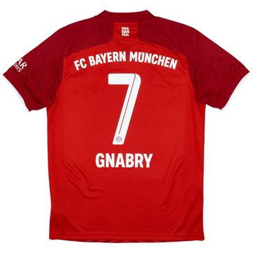 2021-22 Bayern Munich Home Shirt Gnabry #7 - 10/10 - (M)