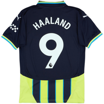 2024-25 Manchester City Away Shirt Haaland #9 - 9/10 - (S)