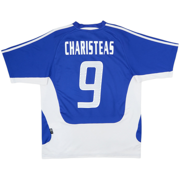 Camiseta de local de Grecia 2004-06 Charisteas #9 - 6/10 - (M)