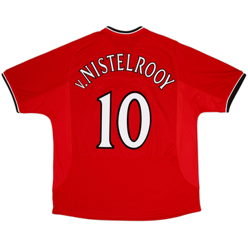 2000-02 Manchester United Home Shirt V.Nistelrooy #10 - 10/10 - (XXL)