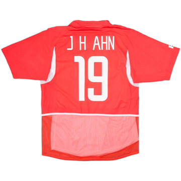 Camiseta de local versión jugador de South Korea 2002-03 J.H.Ahn #19 - 10/10 - (L)