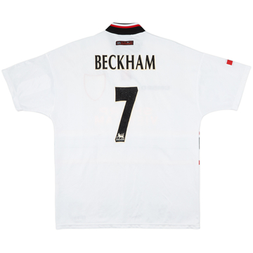 1997-99 Manchester United Away Shirt Beckham #7 - 7/10 - (XL)