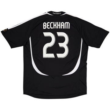 2006-07 Real Madrid Away Shirt Beckham #23 - 8/10 - (XXL)