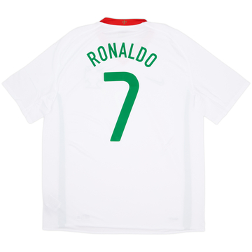 2008-10 Portugal Away Shirt Ronaldo #7 (XL)