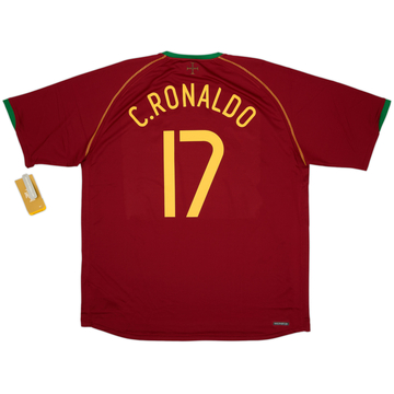 2006-08 Portugal Home Shirt C.Ronaldo #17 (XXL)