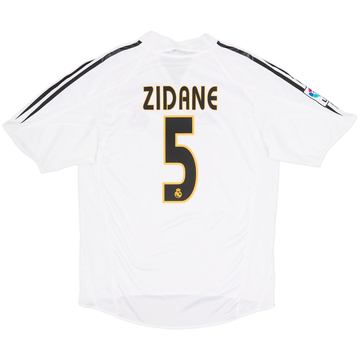 2004-05 Real Madrid Camiseta de local Zidane #5 - 8/10 - (M)