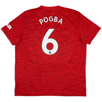 2020-21 Manchester United Home Shirt Pogba #6 - 9/10 - (XXL)