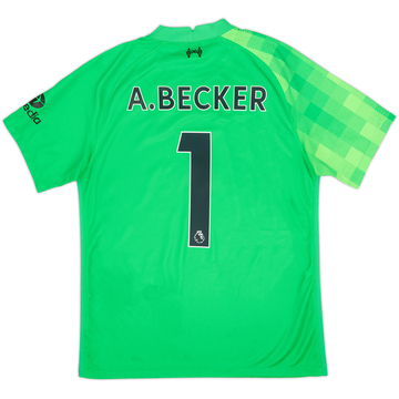 2021-22 Liverpool GK Shirt A.Becker #1 - 8/10 - (M)